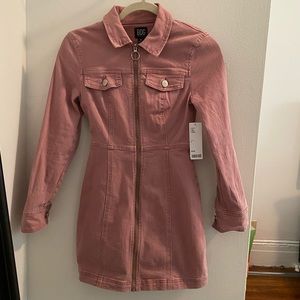 Pink denim BDG dress - NWT